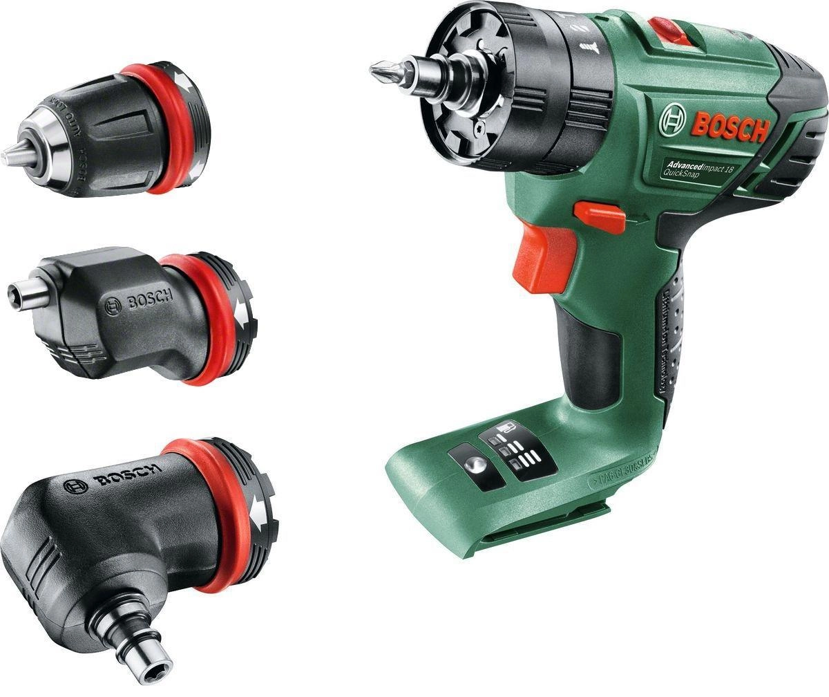 фото дрель ударная bosch 18v quick snap solo (06039a3402) без акк и з.у