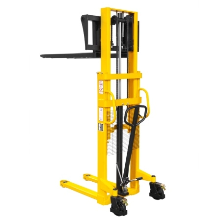 фото штабелер гидравлический sda 1520 (1500 кг; 2 м; вилы 300-850 мм) smartlift