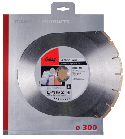 Алмазный диск FUBAG (58332-6 MH-I) Ф300х30мм по камню