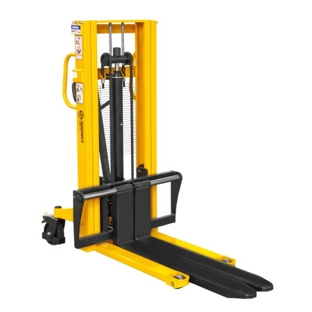 фото штабелер гидравлический sda 1520 (1500 кг; 2 м; вилы 300-850 мм) smartlift