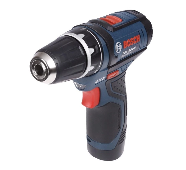 фото дрель аккумуляторная bosch gsr 12v-15, 2 акк, 1 зу, l-b (0601868109)