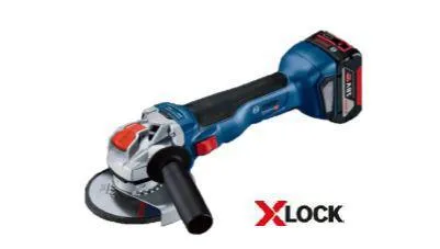 фото ушм (болгарка) bosch gwx 18v-10 (06017b0102) x-lock 2x 5.0ач