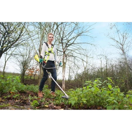 фото аккумуляторный триммер ryobi one+ obc1820b