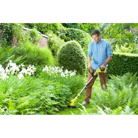 фото аккумуляторный триммер ryobi one+ rlt183225f