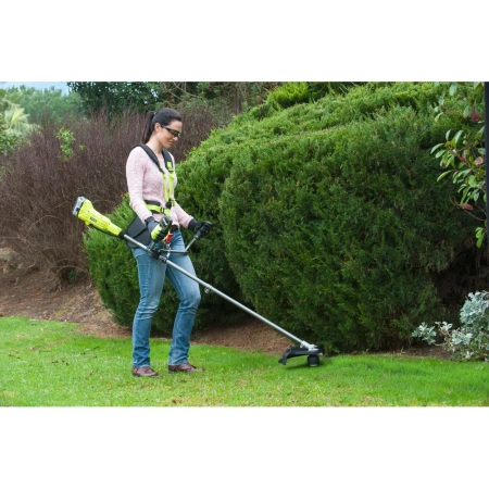 фото аккумуляторный триммер ryobi one+ obc1820b