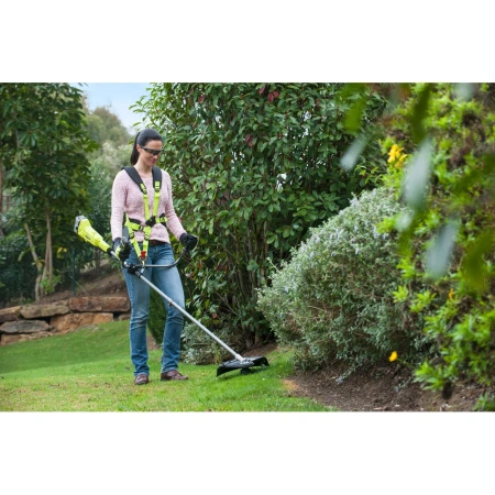 фото аккумуляторный триммер ryobi one+ obc1820b
